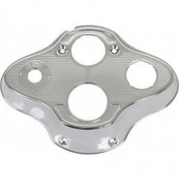 A-11805-BR  Chrome instrument housing for vehicles with a round speedometer   Ford Model A 1930-1931 