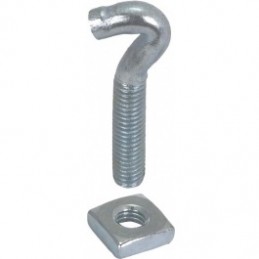 A-16739-AC  Hook with nut for attaching the hood support strap   Ford Model A 1928-1929 