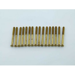 T-3278-OE-Q16  Bolt set (brass) with <strong>14-24 thread</strong>   for Magneto with <strong>original</strong> Ford ...