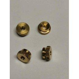 T-5201-NUT-S4 - Satz-Messingmuttern für Zündkerze M4 Ford Model-T 1909-1927