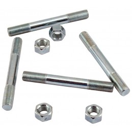 T-3066-B-Q4  Stud bolt set with nut for intake manifold and exhaust manifold   Ford Model T 1909-1927 