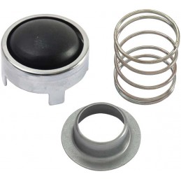 A-3618  Button for horn black plastic   Ford Model-A 1930 to 1931