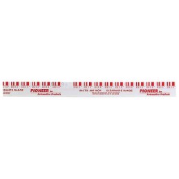 PG-2 Plastigage Messstreifen rot 0.002-0.006" (0,05mm-0,15mm)