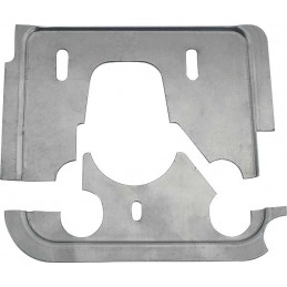 A-35122-C  Cover plate steering/pedals for firewall/floor   Ford Model A 1930-1931 