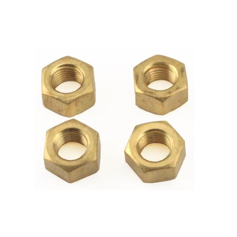 A-9430-N Nut set for exhaust manifold (brass) Ford Model A 1929-1931 A-9430-N Nut set for exhaust manifold (brass) Ford Model A 1929-1931