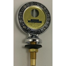 A-18354-CW-B  Moto-Meter Chrome with wreath design and Boyce Script   Universal can be used for all types of vehicles...