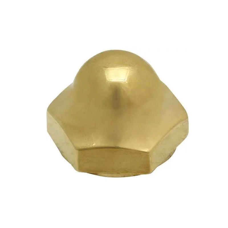 T-3511-BH Nut for steering wheel brass high crown Ford Model T 1909-1913 T-3511-BH Nut for steering wheel brass high crown Ford Model T 1909-1913