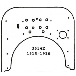 T-3634-E - Trennwand zwischen Motor / Innenraum (Firewall) Ford Model-T 1915-1916