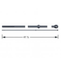 A-2864-Q1  Brake rod for handbrake 41-1/2&quot;   Ford Model A 1928-1931 