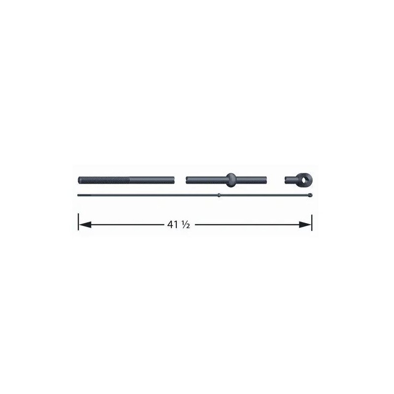 A-2864-Q1 Brake rod for handbrake 41-1/2" Ford Model A 1928-1931 A-2864-Q1 Brake rod for handbrake 41-1/2" Ford Model A 1928-1931