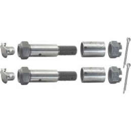 T-2718-BS  Bolt set for tie rod/steering arm with sheet metal oiler   Ford Model T 1917-1927 