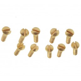 T-7980-MB-Q10  Set of 10 brass bolts for twist lock   Ford Model T 1909-1916 