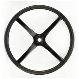 A-3600-BK  Steering wheel matt black with keyway for 2-tooth steering   Ford Model A 1929-1931 