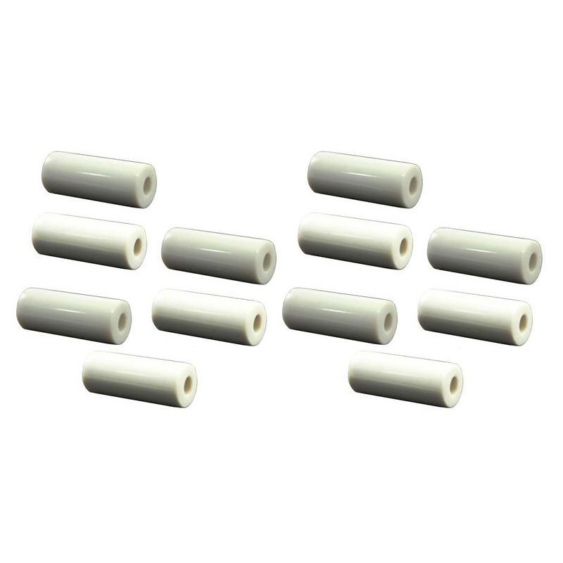 T-5005-G-Q10 Ceramic sleeve set with 10 pieces shiny 1-1/4" for coil box Ford Model T 1909-1914 T-5005-G-Q10 Ceramic sleeve set with 10 pieces shiny 1-1/4" for coil box Ford Model T 1909-1914