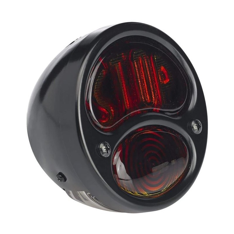 A-13405-BB-L Left rear light black housing with black frame glass with STOP Ford Model A 1928-1931 A-13405-BB-L Left rear light black housing with black frame glass with STOP Ford Model A 1928-1931