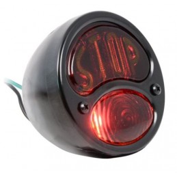 A-13405-BB-R  Rear light right black housing with black frame glass with STOP   Ford Model A 1928-1931 