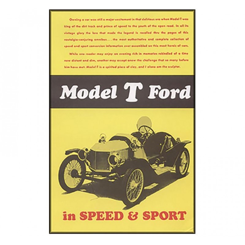 BP-3 Model-T Ford in Speed and Sport
Buch mit 224 Seiten mit über 300 Abbildungen Speedster und Racer