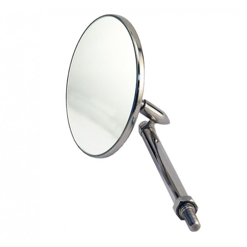 A-17700-A  Chrome exterior mirror for left side   Ford Model-A 1928-1929 only for open vehicles 