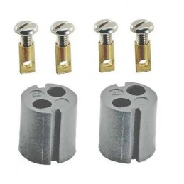 A-14584-AR  Headlight connector - 2-hole version for main headlights   Ford Model A 1928-1929 