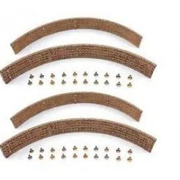 A-2021-OE-Q4  Brake pad set for foot brake original style   this set is enough for one axle   Ford Model A 1928-...