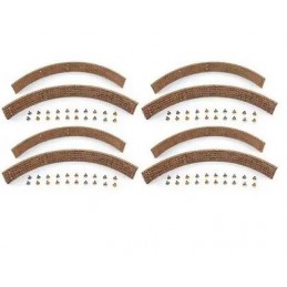 A-2021-OE-Q8  Brake pad set for foot brake original style   this set is sufficient for both axles   Ford Model A...