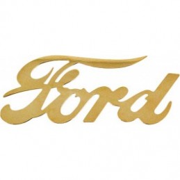 T-3920-BR  Ford brass lettering 8 x 3-1/2 inches   Ford Model T 1909-1916 