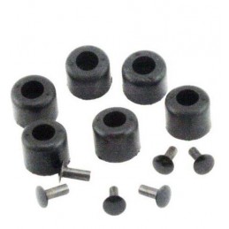 A-16761-A  Rubber support set for bonnet for riveting   Ford Model A 1928-1930 