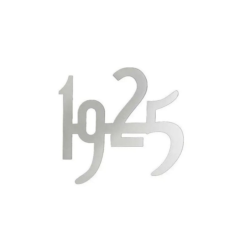 T-3921-1925-C_Emblem Jahreszahl Verchromt_Ford Model-T 1925 T-3921-1925-C_Emblem Jahreszahl Verchromt_Ford Model-T 1925