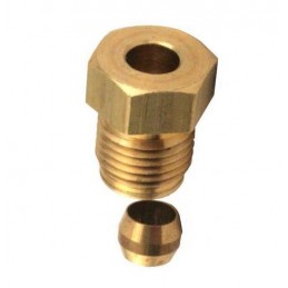 A-9243-B  Brass bolt connection with cutting ring for fuel line   Ford Model A 1928-1931 