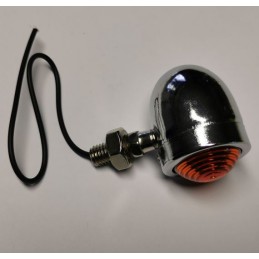 T-6418-FC-6V  Indicator light 6V front chrome with lamp base BA9s   Ford Model T 1909-1927 