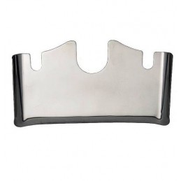 A-12127-SSP  Polished stainless steel heat shield for ignition distributor   Ford Model A 1928-1931 