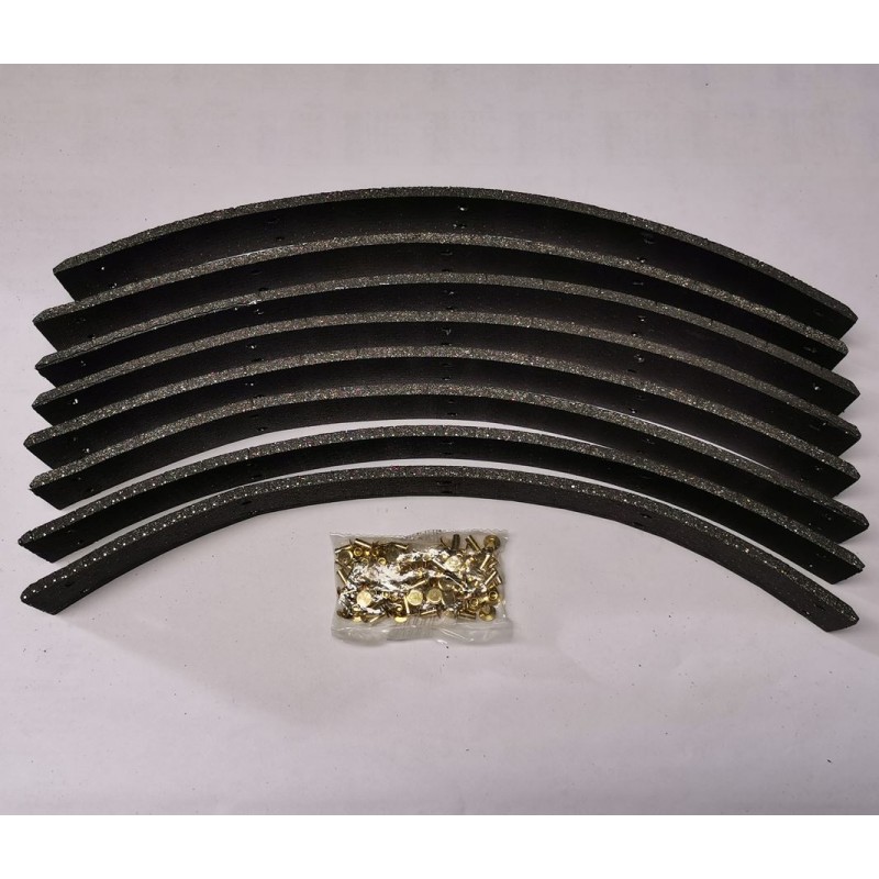 A-2021-X-Q8  Brake pad set for foot brake, modern design   complete set for front and rear brakes   Ford Model A...