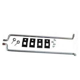 A-702401-B  Linkage with mounting plates for doors   Ford Model-A 1928-1929 Coupe and Tudor Sedan   Ford Model-A...