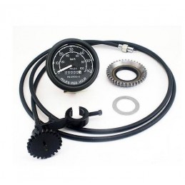 T-18000-KT Komplett-Set Tachometer mit Welle und Antrieb (Moderner Nachbau-Tacho) Ford Model-T 1909-1927