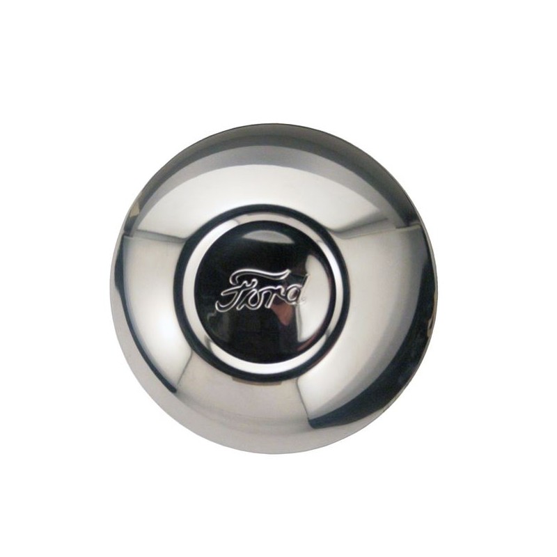 A-1130-SS-Q1 Radnabendeckel Edelstahl 3-3/4" mit Ford Script für 19" Räder Ford Model-A 1930-1931 A-1130-SS-Q1 Radnabendeckel Edelstahl 3-3/4" mit Ford Script für 19" Räder Ford Model-A 1930-1931