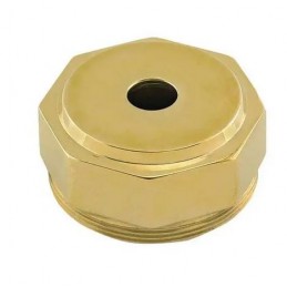 T-3926-BHX  Hexagonal brass radiator cap with hole for Moto Meter   Ford Model T 1909-1916 