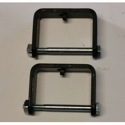 A-5724-A-Q2  Bracket set for rear leaf spring   Ford Model A 1928-1931 