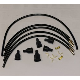A-12105-MLC-1  Ignition cable set with cotton cable for modern distributor cap   Ford Model A 1928-1931
