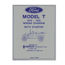 T-5039  Circuit diagram for electrical system   Ford Model T 1919-1925   Ford Model TT 1926-1927 