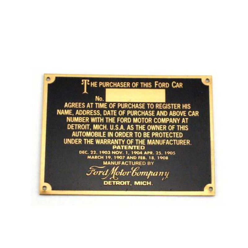 T-18650-B Typenschild Patent Platte für Fahrgestellnummer Ford Model-T 1909-1927 T-18650-B Typenschild Patent Platte für Fahrgestellnummer Ford Model-T 1909-1927