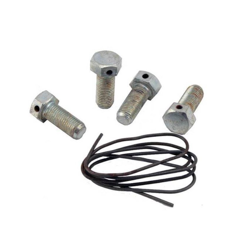 T-3250-MB Bolt set with locking wire for Magneto (4 pcs.) Ford Model T 1909-1927 T-3250-MB Bolt set with locking wire for Magneto (4 pcs.) Ford Model T 1909-1927