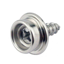 A-37106-SP  Locking eyelet with 3/8&quot; long wood bolt for canopy or side curtains   with Philip&#39;s head   ...