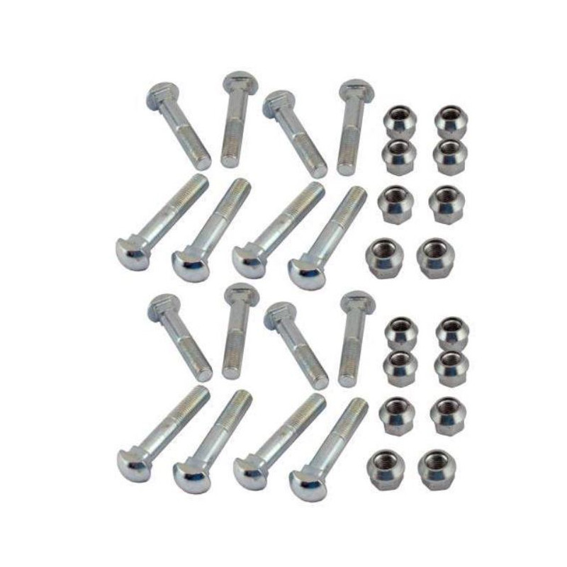 T-2847/48-Q16 Screw/nut set for removable rim rings Ford Model T 1909-1927 T-2847/48-Q16 Screw/nut set for removable rim rings Ford Model T 1909-1927