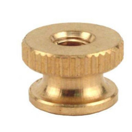 T-5005-TN-Q1  Brass knurled nut for coilbox   Ford Model T 1909-1913 