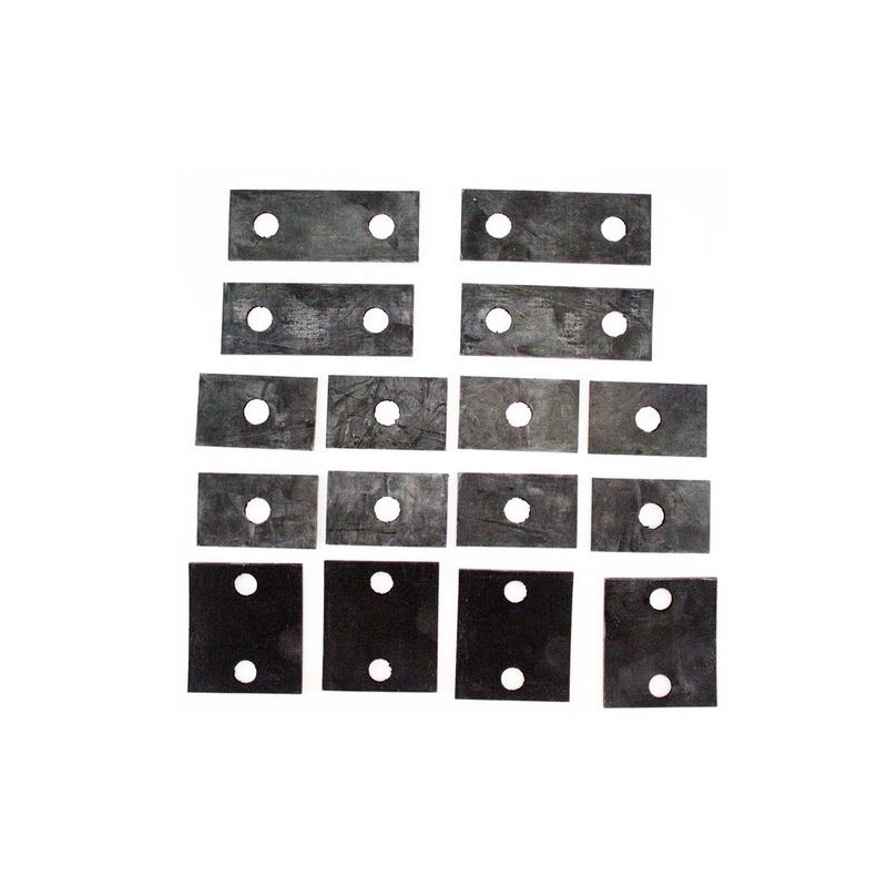 A-5001-P Gummiunterlagen-Set für Karosserie Ford Model-A 1928-1931 A-5001-P Gummiunterlagen-Set für Karosserie Ford Model-A 1928-1931