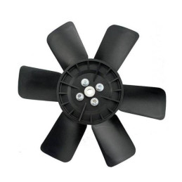 A-8600-P  Fan wheel with 6 blades plastic with metal pulley   Ford Model A 1928-1931 