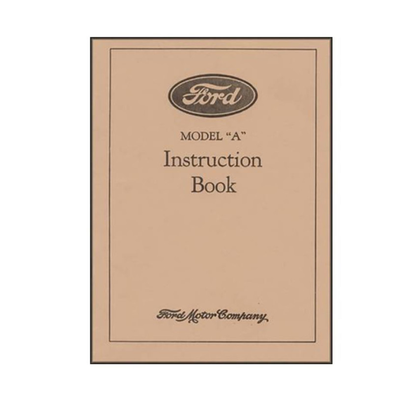 BA-3  Instruction Book 28-31   Ford Model A 1928-1931 