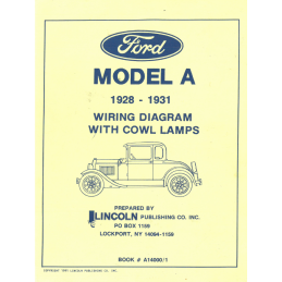 A-5039 Schaltplan für Elektrische Anlage Ford Model-A 1928-1931