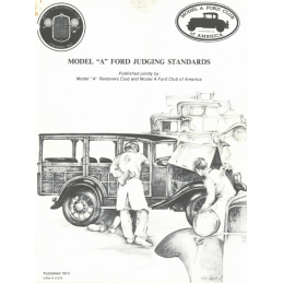 A-1974-FJS  Assessment standards   Ford Model A 1928-1931     Published in 1974   