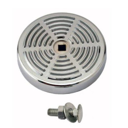 A-41563-R  Round aluminum step plate for climbing to the mother-in-law&#39;s seat   Ford Model A 1929-1931 